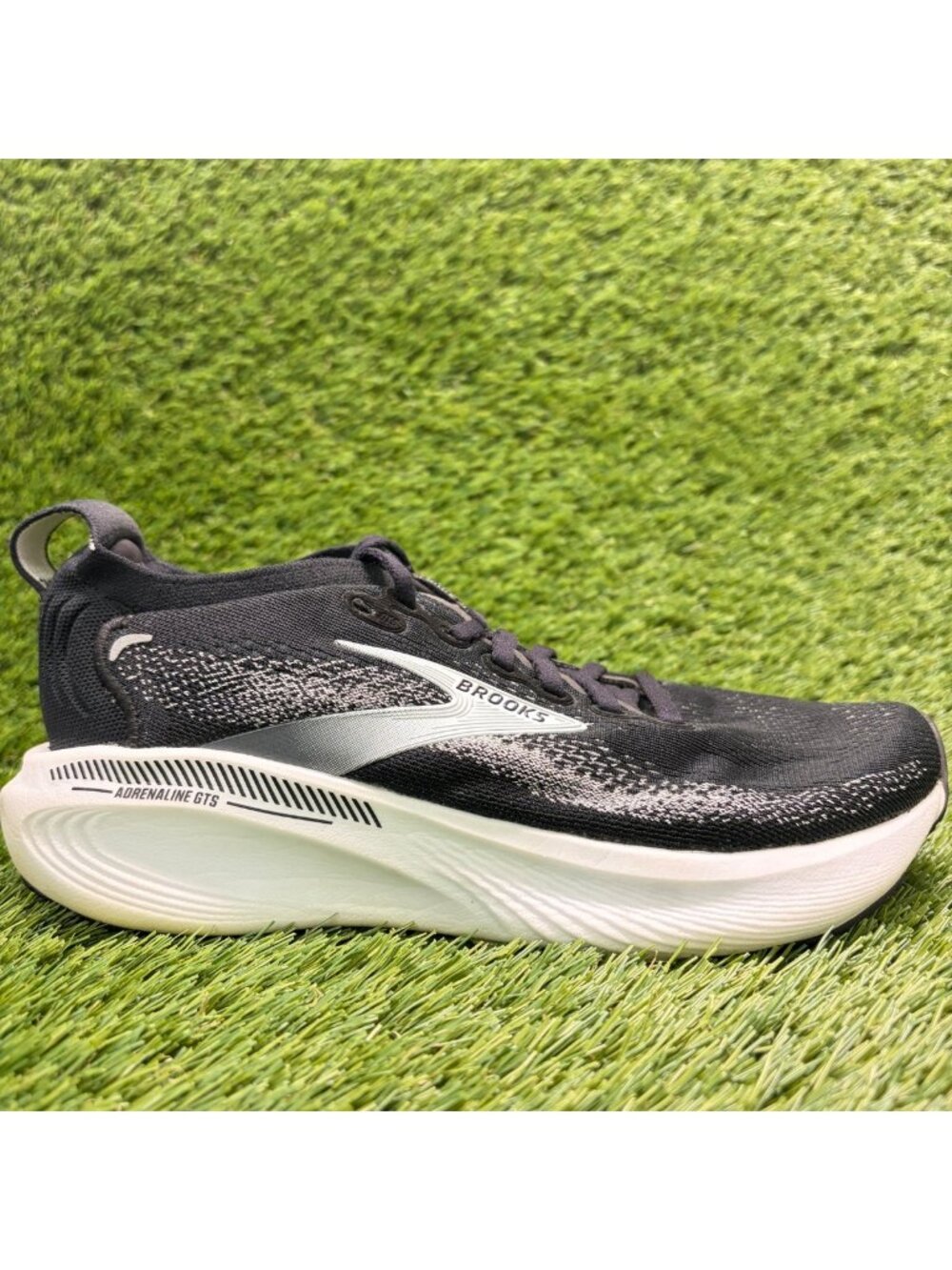 Brooks Adrenaline GTS 25 Womens Size 7 Black Athletic Running Shoes Sneakers